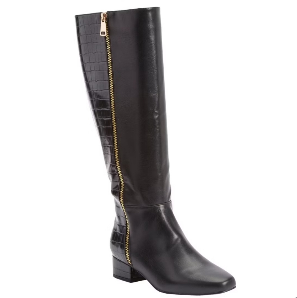 NEW Comfortview The Emerald Knee High Wide Calf Boot 11 Wide Black